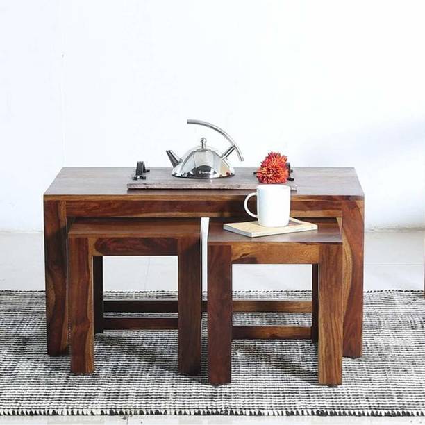 Allie Wood Sheesham Solid Wood Coffee Table