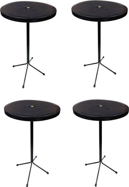 KITHANIA Dining Restaurant Dining Bar Table Easily Foldable and Light Weight Table 4 PC Plastic 4 Seater Dining Table