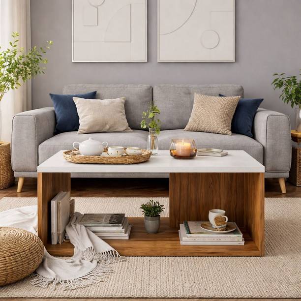 URBANWUD Modish Coffee Table For Living Room/ Restaurant/ Hotel/ Office Engineered Wood Coffee Table