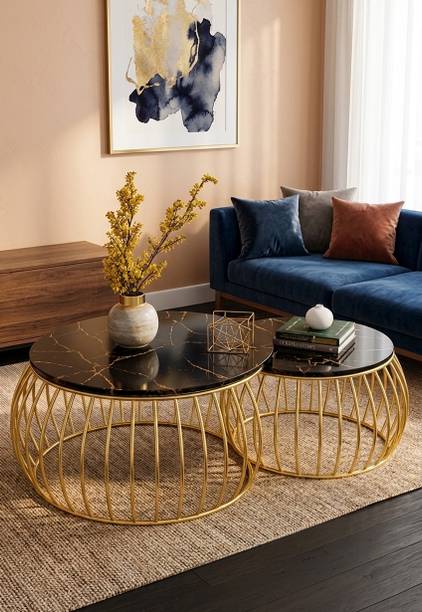 MH Enterprises Modern Luxury Nesting Coffee Table Set Engineered Wood Coffee Table