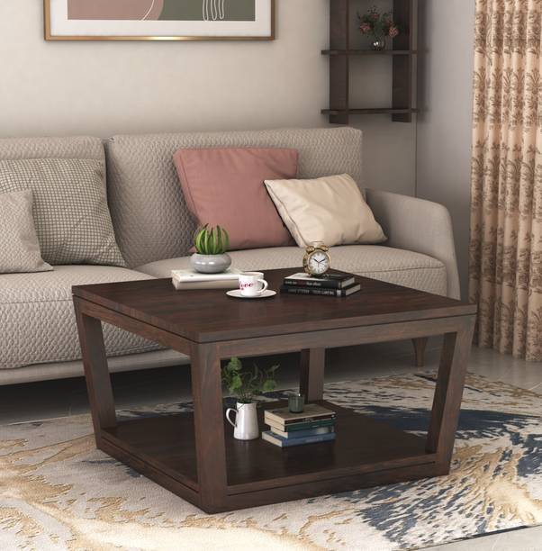 GOYALINTERIOR Sheesham wood coffee table/Wooden Sofa centre table/Wooden Tea Table For Home Solid Wood Coffee Table