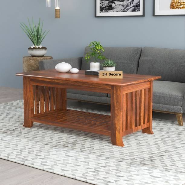 Jh Decore Solid Sheesham Wood Coffee Table For Living Room, Guests Room, Dining room Solid Wood Coffee Table
