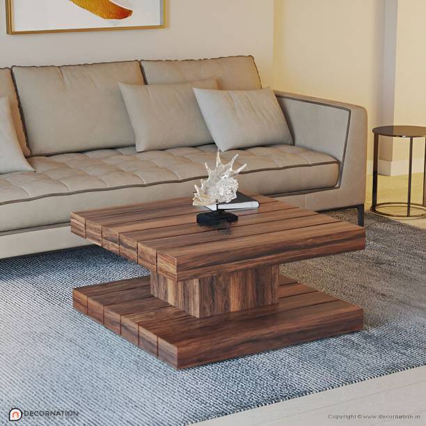 Dholamaru Solid Sheesham Wood Coffee Table | Centre Table For Living Room | Dining Room Solid Wood Coffee Table