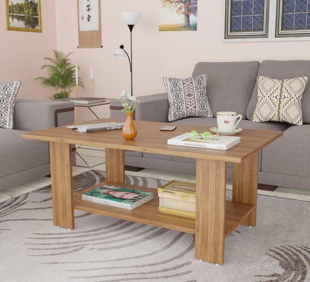 Spyder Craft Engineered Wood Coffee Center Sofa Tea/Teapoy Console Table for Living Room Engineered Wood Coffee Table