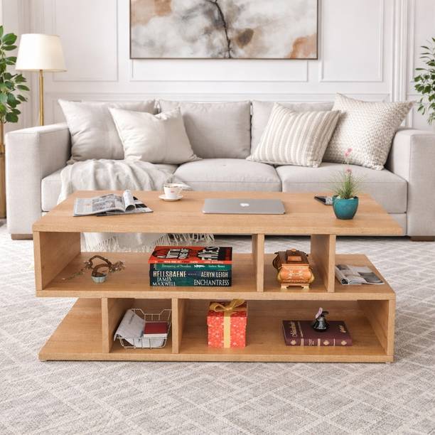 Avenue Venture Multipurpose Engineered Wood Coffee Center Sofa Tea/Teapoy Console Table Engineered Wood Coffee Table