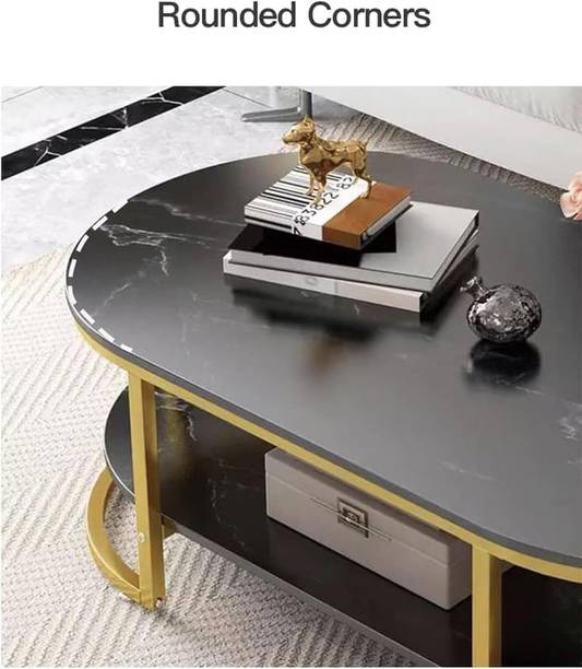 ALM SHOPPEE Coffee Table for Office, Dining, or Tea Room, Center Table for Living Room Engineered Wood Coffee Table