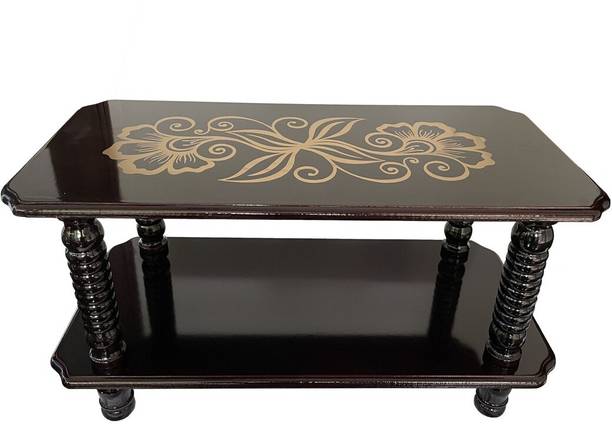PEDPIX Modern Wooden Tea Table for Living Room, Bedroom, or Office - Easy to Assemble Engineered Wood Coffee Table