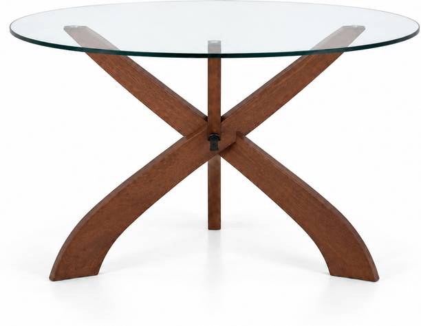 RARE CRAFTERS Glass Coffee Table