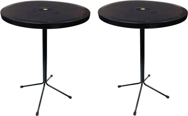KITHANIA Restaurant Dining Table Dining Table Easily Foldable and Light Weight Table 2 PC Plastic 4 Seater Dining Table