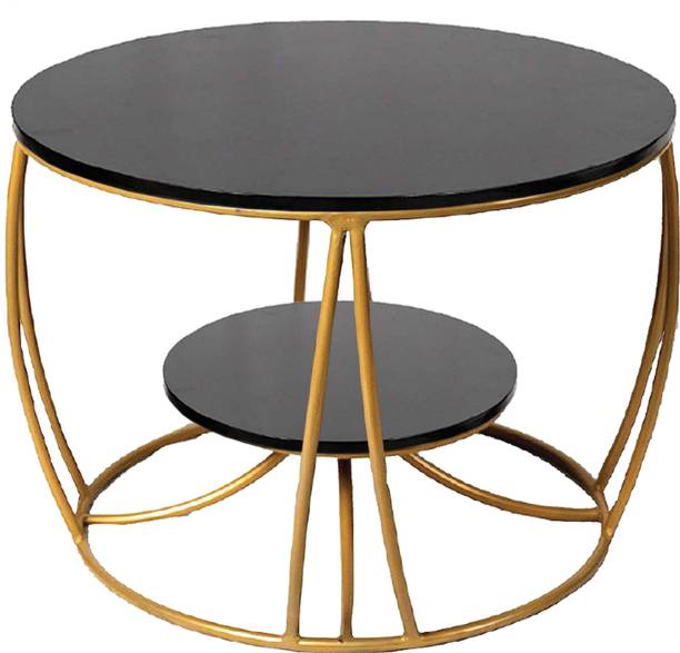 Nesfur Solid Wood Round Bowled Coffee Table/Tea Central Table for Living Room Engineered Wood Coffee Table