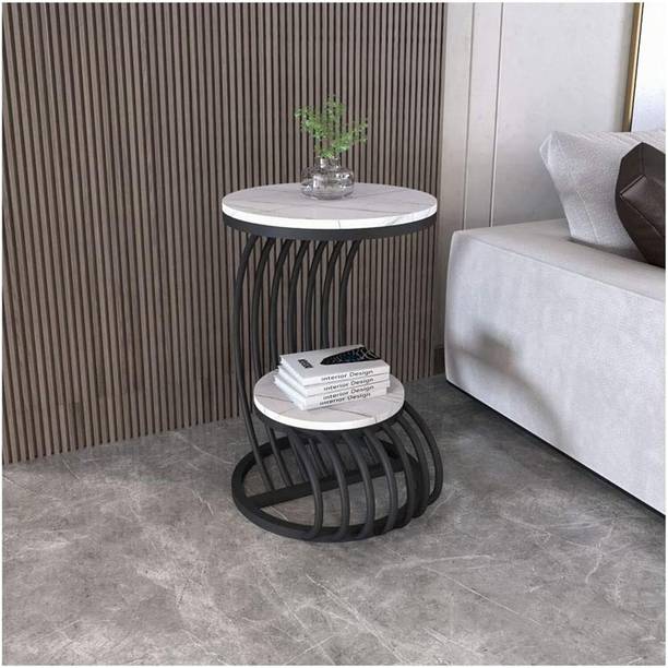 FlipsShoppee Small Corner Side Table Coffee Console and Sofa Table Living Room Engineered Wood Coffee Table