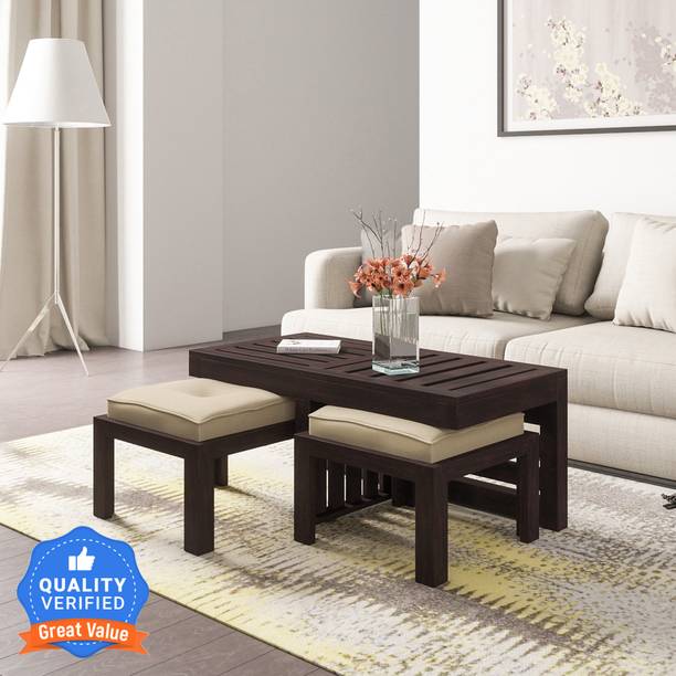 Flipkart Perfect Homes PureWood Mango Coffee Table