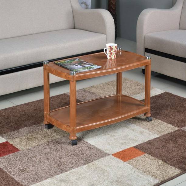 Nilkamal CENTBL5 Contemporary Center Trolley Coffee Table/ Living Room/Office & Outdoor Plastic Coffee Table