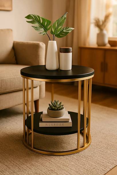 Remarkable Modern Round Side Table, End Table, Bedside Table for Living Room, Bedroom Solid Wood Coffee Table