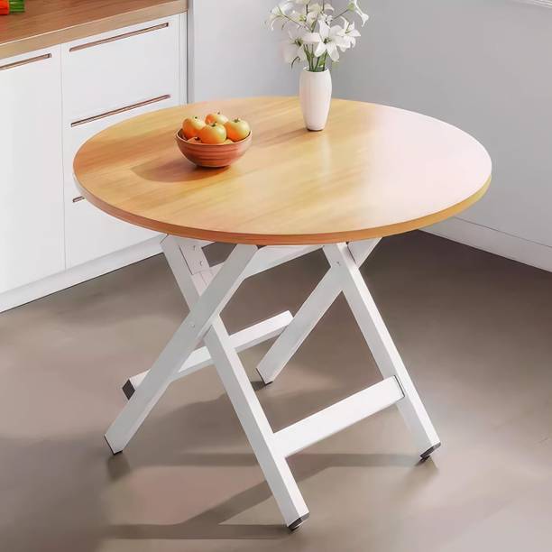 House Of Akasha Multi-Purpose Portable Foldable Wooden Table Desk Powder Coated Finish for Home Engineered Wood Coffee Table