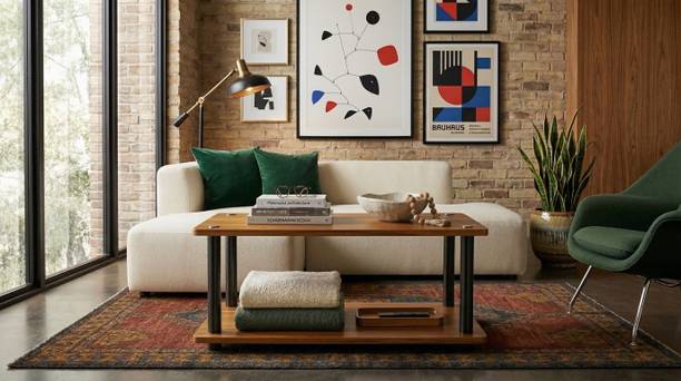 Malbro Stylish Tea Table | Budget-Friendly Center Table for Home & Office Spaces Engineered Wood Coffee Table