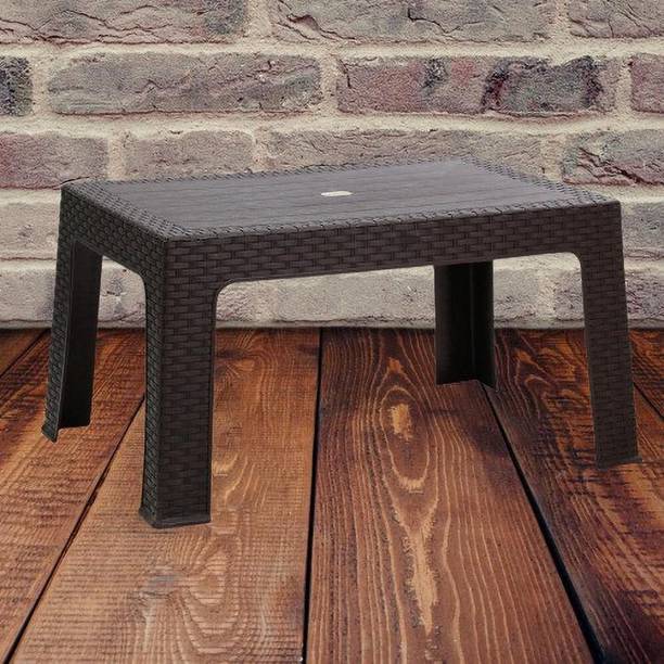 Anmol Moulded Furniture Fixed Cen pack of 1 Plastic Outdoor Table Plastic Coffee Table
