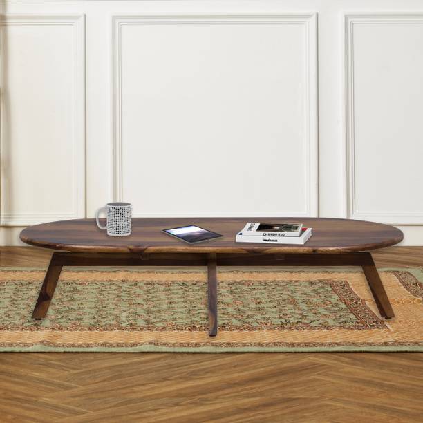 Vintage Home Sleek Ovaluxe Sheesham ( Rosewood) Solid Wood Coffee Table