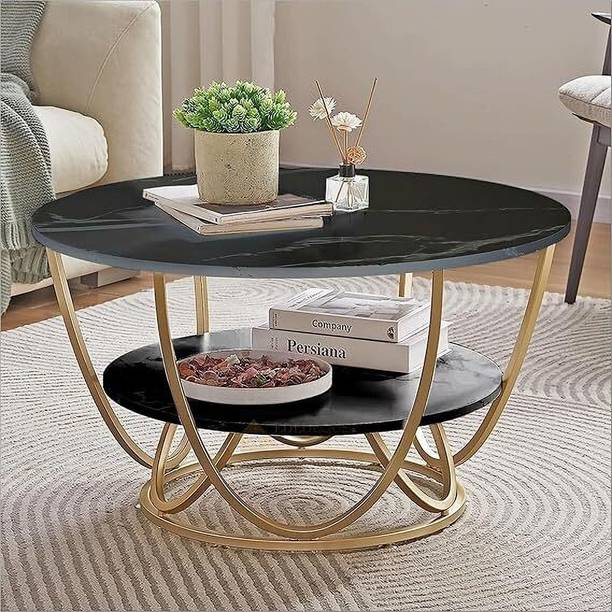 Mysoorarthandicraft Nordic Round Low Table Engineered Wood Coffee Table Engineered Wood Coffee Table
