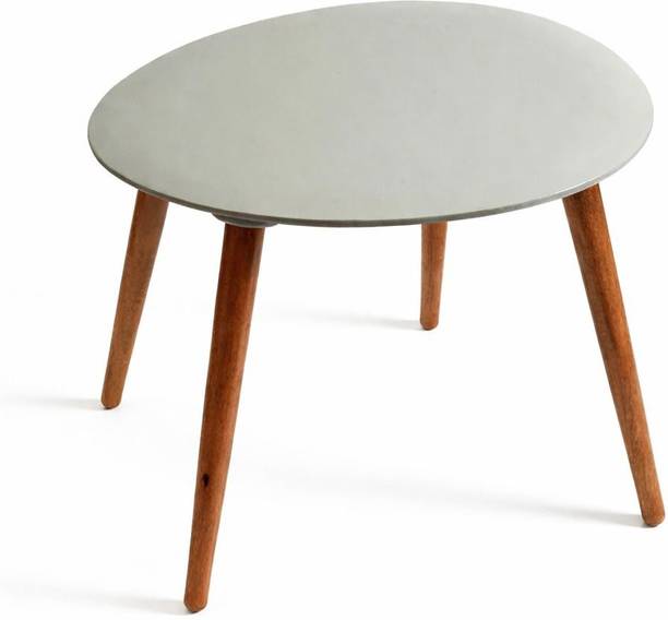 Amaze Shoppee Modern Round Coffee Table for Living Room| Wooden Center Tea Table| Coffee table Engineered Wood Coffee Table