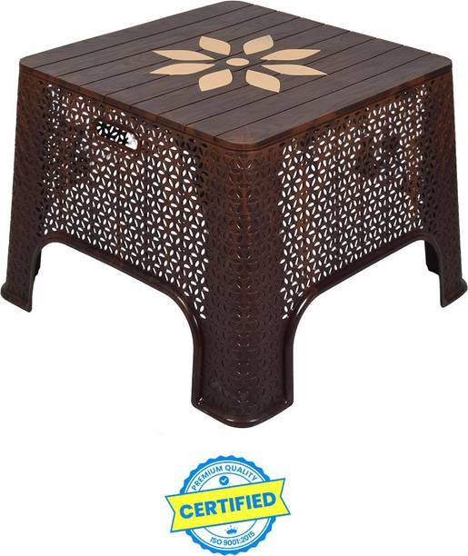 Comfort Creation Gold Table Heavy Duty Virgin Plastic for Home/Office/Garden/Resturant Plastic Outdoor Table