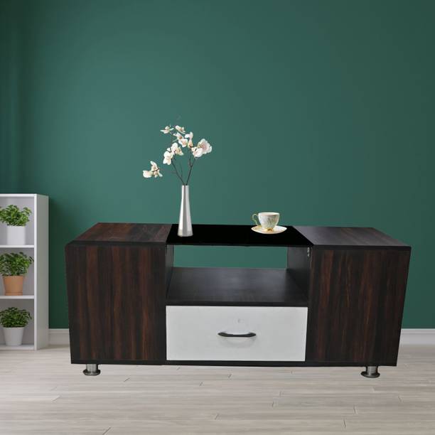 SPECIALITY PANELS Coffee/tea table with toughened glass & Drawer storage Glass Coffee Table