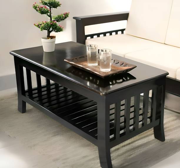 Dholamaru Solid Sheesham Wood Coffee Table | Centre Table For Living Room | Dining Room Solid Wood Coffee Table