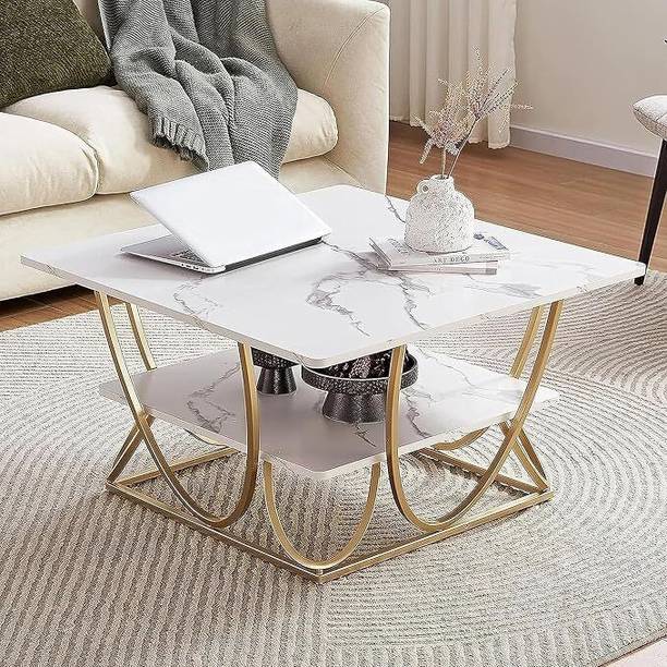 ALM SHOPPEE Round Coffee Table for Living Room Nesting Center Table Engineered Wood Coffee Table