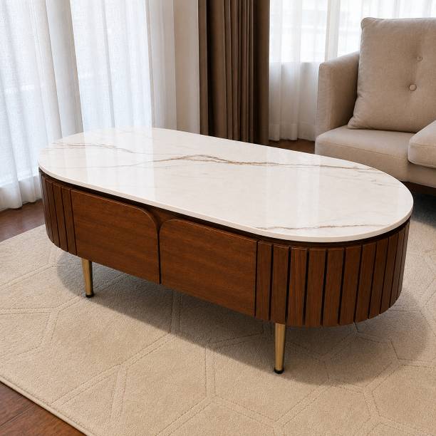Luxeco Homes Coffee table Calacatta Gold Stone Coffee Table