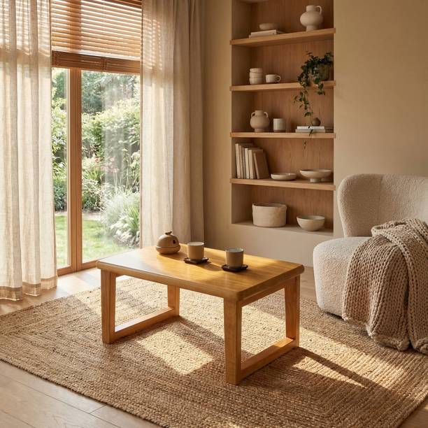 Malbro Solid Wood Coffee Table