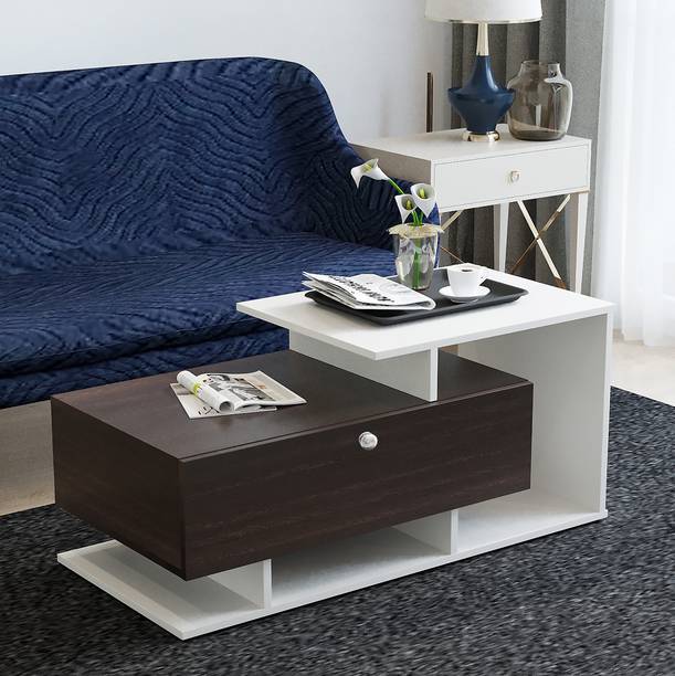 FURNEASER Breezia Tea Table, Sofa Set, Center Table, Teapoy for Living Room, Engineered Wood Coffee Table