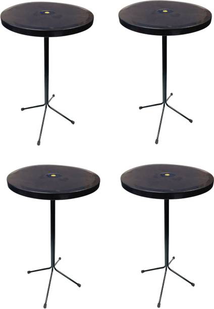 GOYALSON Restaurant Dining Bar Table Dining Table Easily Foldable Light Weight Table 4 PC Metal 4 Seater Dining Table