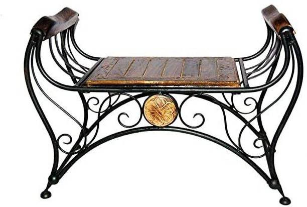 Unique Arts Shoppee Unique Arts Wooden Center Table/Bench for Living Room/ Lounge/ Bedside Table. Solid Wood Coffee Table