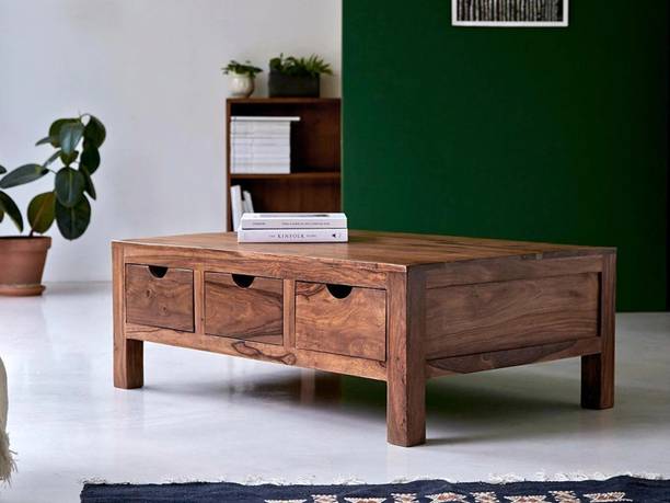 Flipkart Perfect Homes Rosewood (Sheesham) Solid Wood Coffee Table