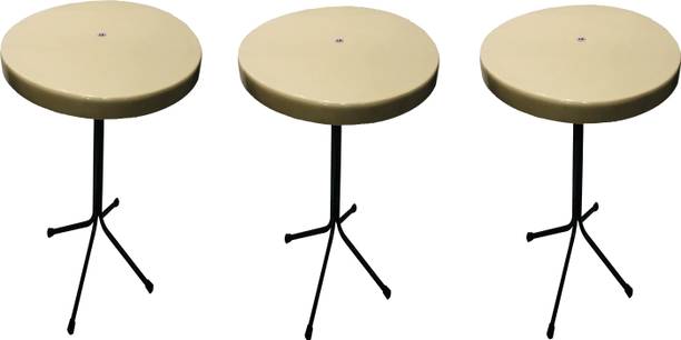 KITHANIA Dining Restaurant Dining Bar Table Easily Foldable and Light Weight Table 3 PC Plastic 4 Seater Dining Table