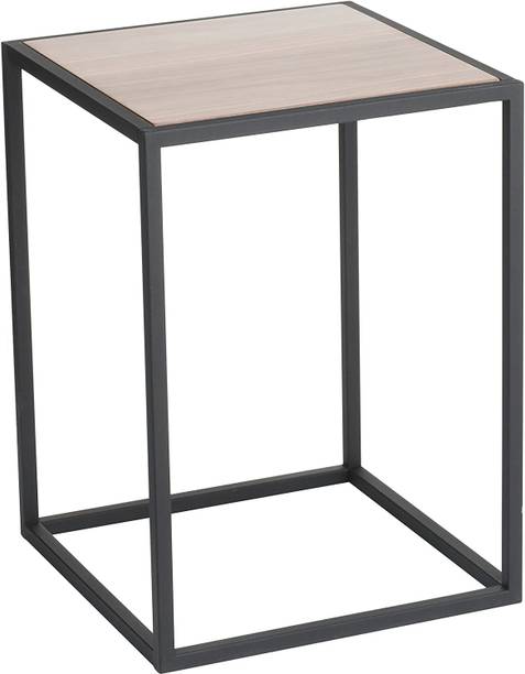 Indian Decor 38862 Classic Home Tower Square Coffee Table Space Saving Metal Coffee Table