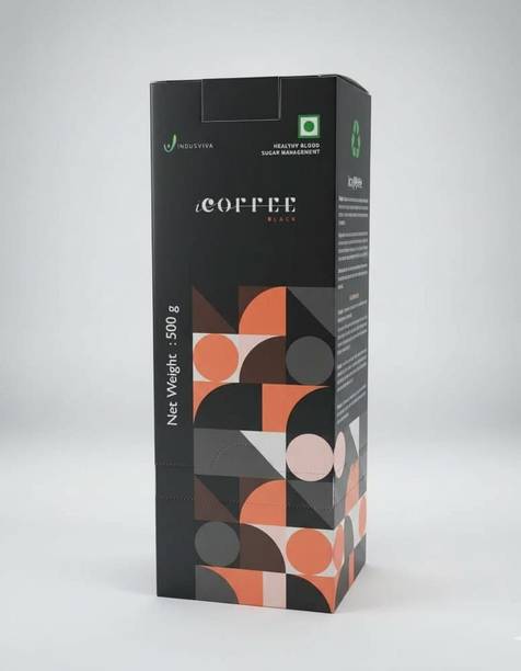 ABG Indus viva I coffee Black for Diabetes - 50 Sachets | Indusviva Black Coffee Instant Coffee
