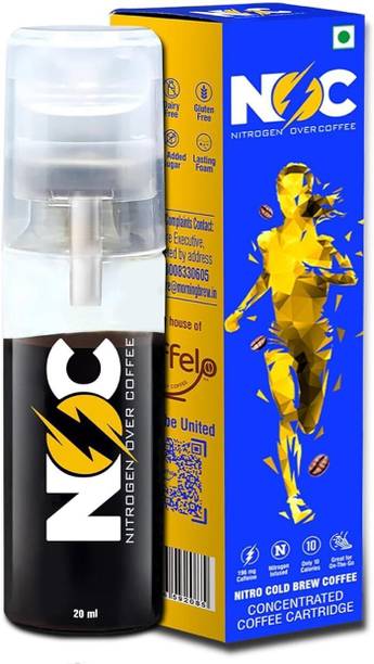 NOC Cold Brew Coffee 20ml Smooth Creamy and Low Acidic - 2.4X Caffeine Cold Brew Coffee