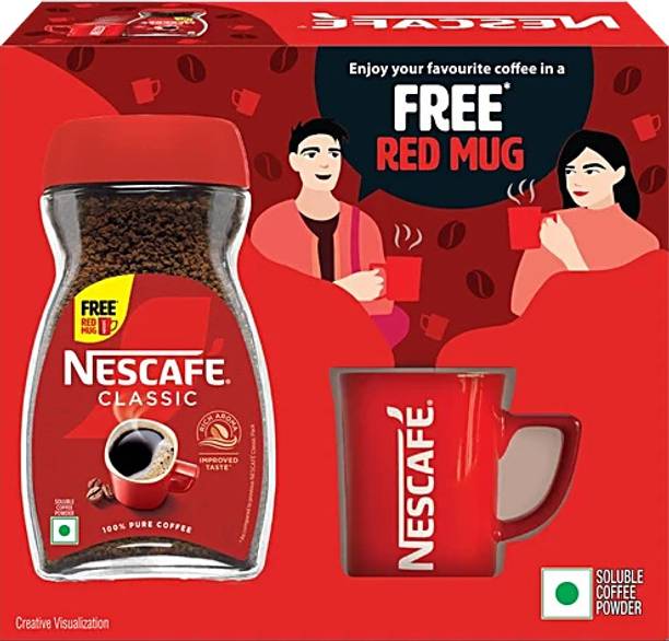 नेसकफे क्लासिक विथ फ्री मग एंड स्पून (200 g) इंस्टेंट कॉफी