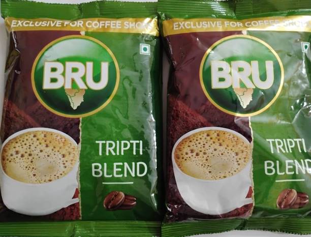 BRU Tripti Blend coffee powder pack of 2 (each 200g) Instant Coffee