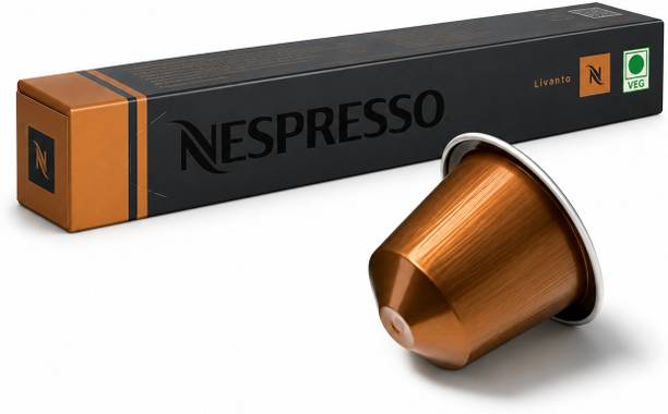 Nespresso Original Line Livanto Coffee , 50 Capsules Pods Medium Roast & Ground Coffee