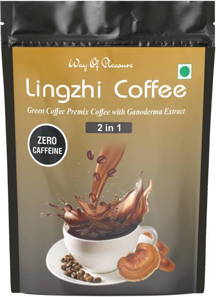 Way Of Pleasure LINGZHI COFFEE 2 in 1 (Premix coffee with Ganoderma Extract) With Zero Caffeine Instant Coffee