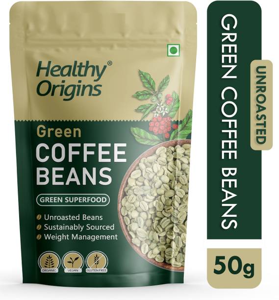 Healthy Origins Green Coffee, for Weight Loss Rich in Natural Antioxidant Unroasted Coffee Beans Coffee Beans
