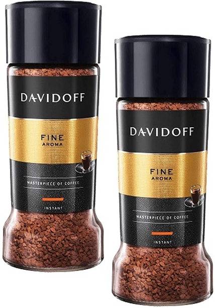 Davidoff Fine Aroma|100%Arbica|Elegant &Fragrant 100gm(Pack of 2)|(Imported) Instant Coffee