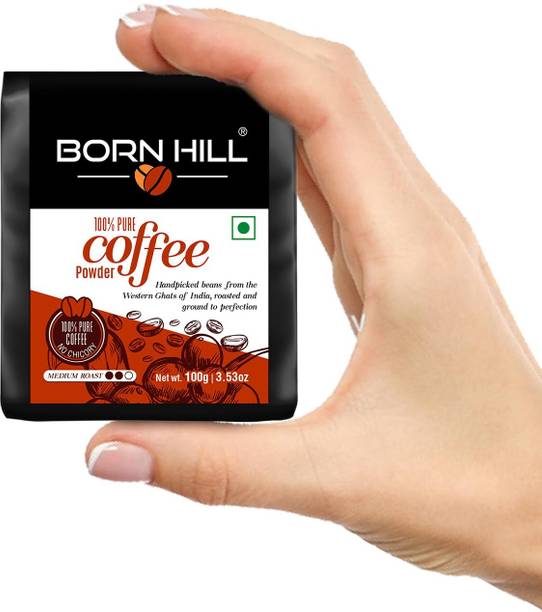 BORN HILL Coffee Powder 0% Chicory 100% Natural R...