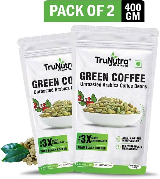 TruNutra green coffee weight loss instant coffee unroasted arabica AAA Grade 800g green Coffee Beans