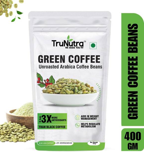 TruNutra green coffee weight loss instant coffee Unroasted natural green Coffee Beans