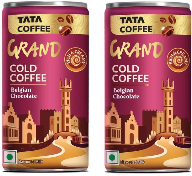 Tata GRAND COLD COFFEE BELGIAN CHOCLATE180 ML*2 Cold Brew Coffee