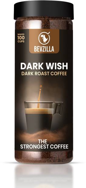 Bevzilla Dark Wish 100% Arabica Dark Roast Strong Instant Coffee