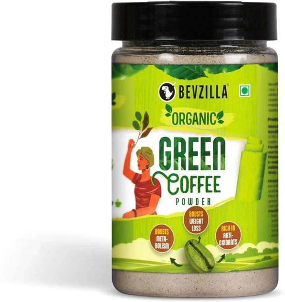 Bevzilla Instant Coffee Organic Green Coffee Powder 200g Coffee Powder | Aids Weight Loss Instant Coffee